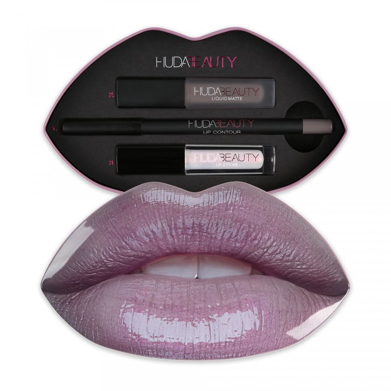 Set Ruj, Creion buze, Lip gloss Strobe Silver